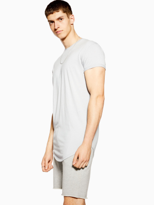 Light Gray Longline T-shirt