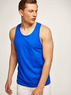 Cobalt Blue Slim Tank