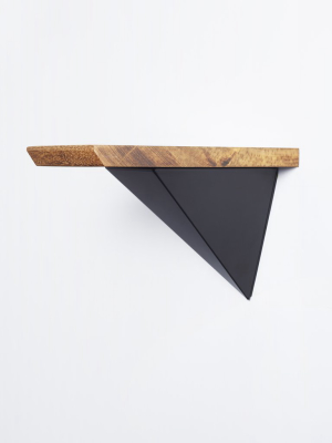 Pyramid Bracket In Black Anodized