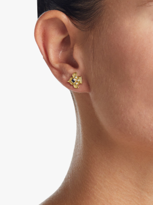 Heritage Fleur Stud Earrings