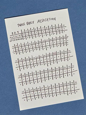 Meditation Chart