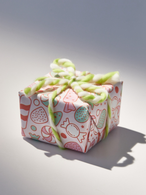 Knot & Bow Holiday Sweets Gift Wrap Sheet Set