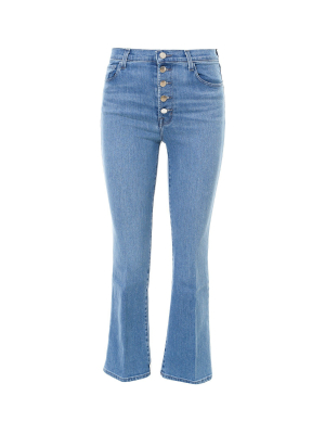 J Brand Flared Cropped Jeans