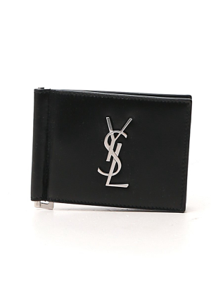 Saint Laurent Monogram Money Clip Wallet