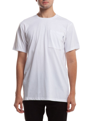 Index S/s Pocket Basic - White