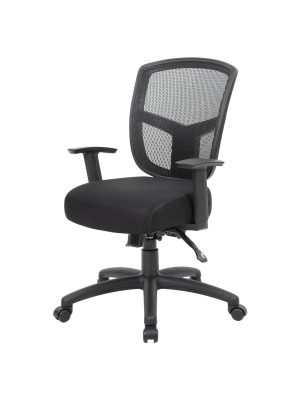 Contract Mesh Task Chair Black - Boss