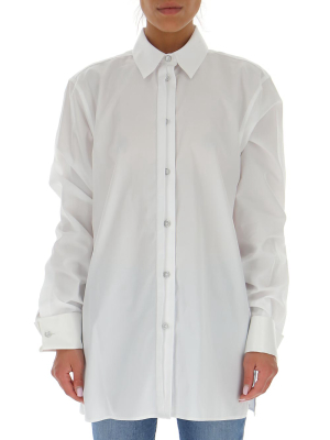 Givenchy Graphic Buttoned Poplin Shirt