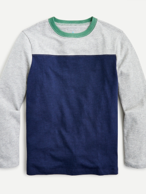 Kids' Colorblock Long-sleeve T-shirt