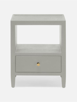 Jarin Low Single Nightstand Light Gray