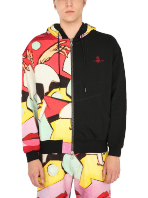 Vivienne Westwood Rugged Zip-up Hoodie