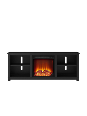 Brenner Tv Console With Fireplace For Tvs Up To 60" - Room & Joy