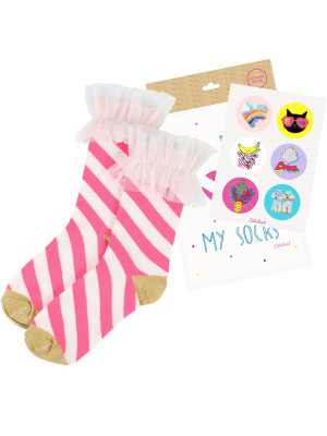 Billieblush Striped Socks