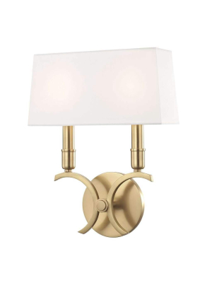 Gwen 2 Light Small Wall Sconce