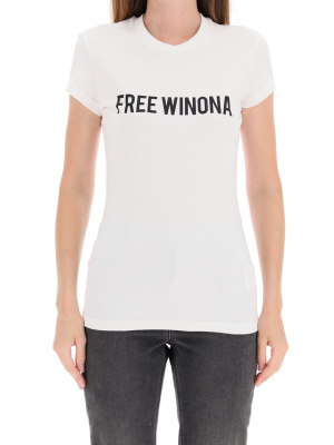 Off-white Free Winona Print T-shirt