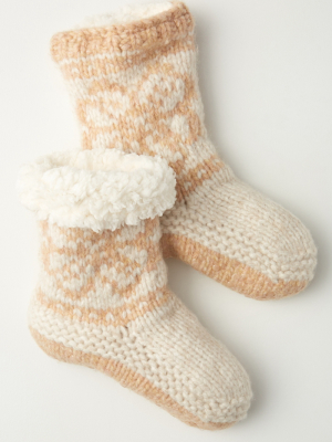 Sherpa Sock Slipper Boots