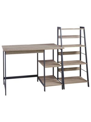 Soho Home Office Desk And Shelf - Signature Design By Ashley