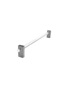 Smith Acrylic & Nickel Minimal Towel Bar