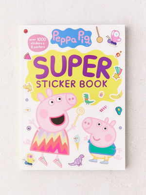 Peppa Pig Super Sticker Book By Golden Books