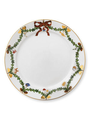 Star Fluted Christmas Plates