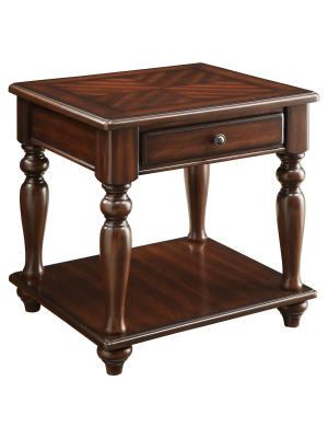 End Table Walnut - Acme Furniture