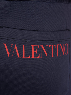 Valentino Elastic Waist Logo Track Pants