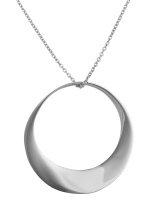 14mm Open Circle Pendant (16")