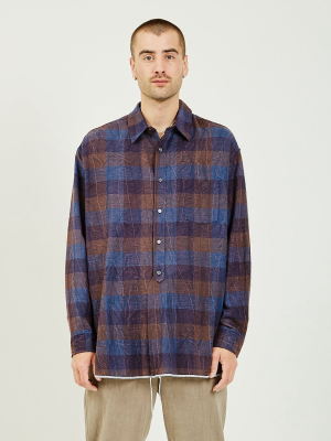 Langston Shirt Blue & Plaid