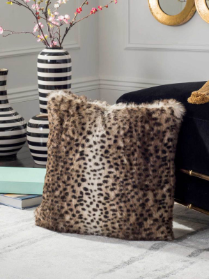 Faux Leopardis Black/brown