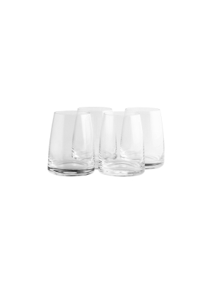 11.5oz 4pk Crystal Double Old-fashioned Glasses - Stoelzle