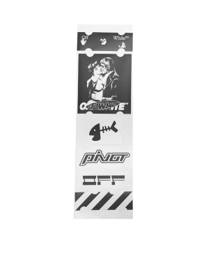 Off-white Kiss Stickers Set