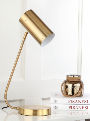 22.5" Crane Table Lamp Gold (includes Led Light Bulb) - Safavieh