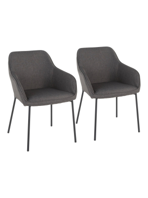 Set Of 2 Daniella Contemporary Dining Chairs - Lumisource