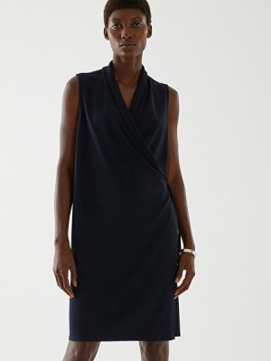 Sleeveless Cowl Neck Dress