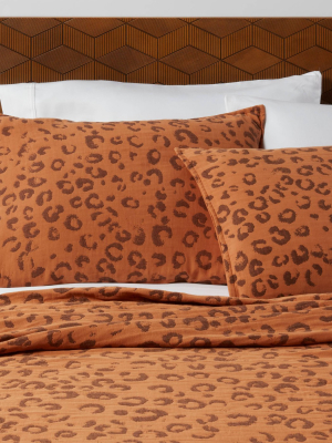 Leopard Spot Matelasse Pillow Sham - Opalhouse™