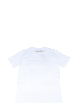 Alberta Ferretti Kids Slogan Print Crewneck T-shirt