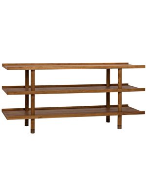 Noir Mariah Console - Teak