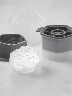 Williams Sonoma Rosebud Silicone Ice Molds, Set Of 2