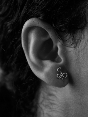 Medusa Stud Earrings | Sterling Silver