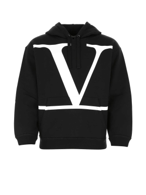 Valentino Vlogo Print Hoodie