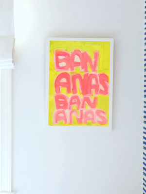 Bananas Art Print