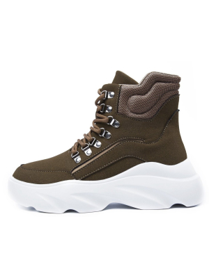 Aston Khaki Women's Boot