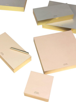 Color Notepad With Gilded Edge