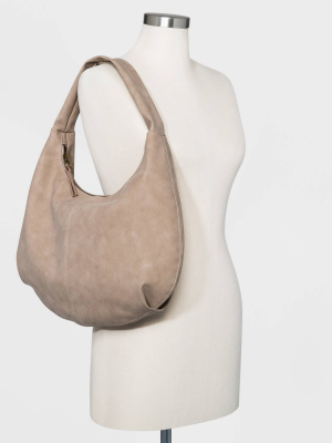 Zip Closure Soft Hobo Handbag - Universal Thread™