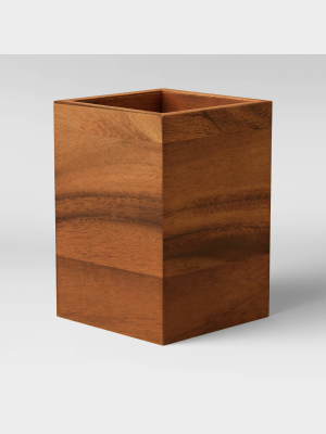 Acacia Wood Utensil Holder - Threshold™