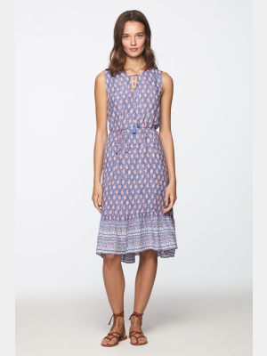 Lou Lou Dress - Blue Paisley