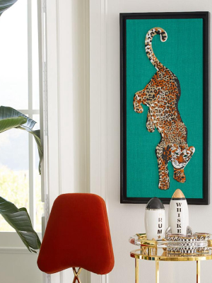 Leopard Beaded Wall Art