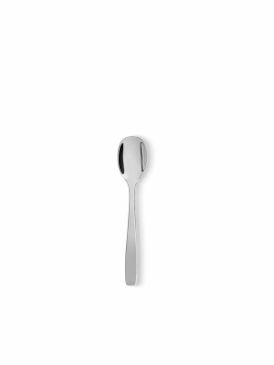 Alessi Knifeforkspoon Moka Spoon - Set Of 6 - Silver