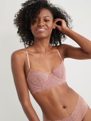 Aerie Real Power Balconette Lightly Lined Bra