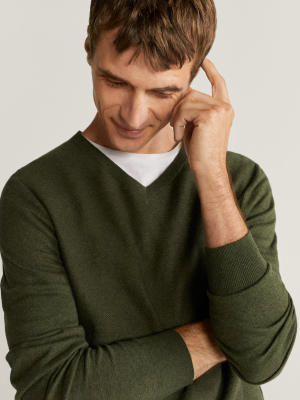 Textured Cotton Cashmere-blend Sweater