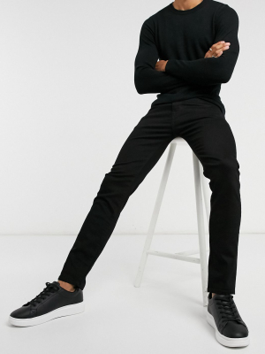 Selected Homme Skinny Jeans Organic Cotton Black